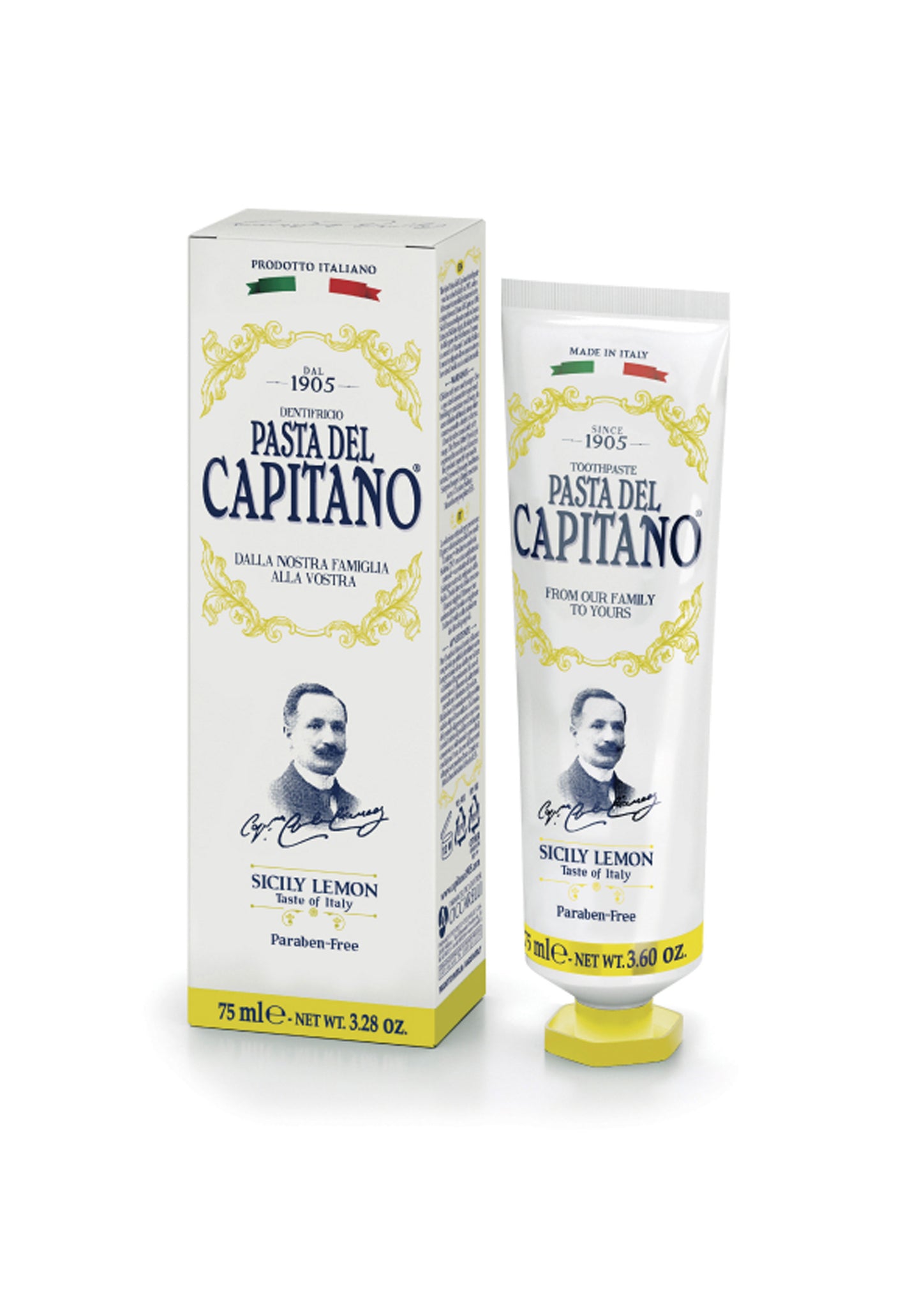 Pasta Del Capitano, TOOTHPASTE Sicily Lemon