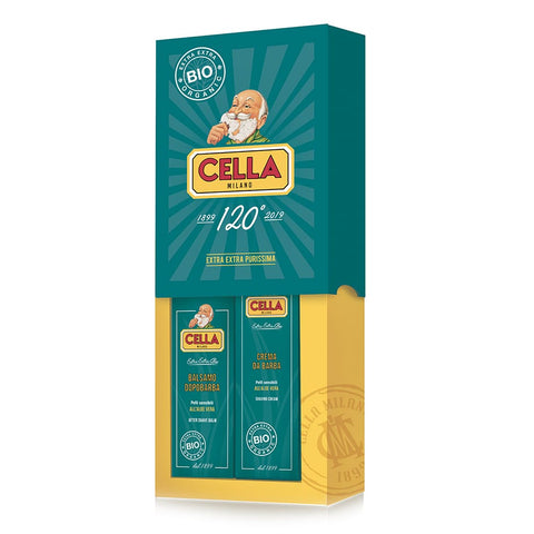 CELLA, Shave Duo Extra Bio with Aloe Vera sets